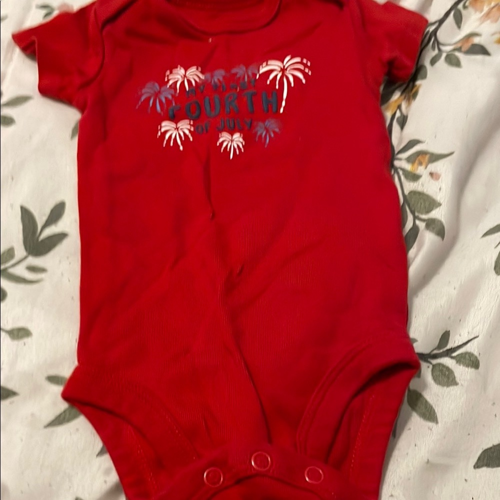Carter's Red Bodysuit Classic One Piece